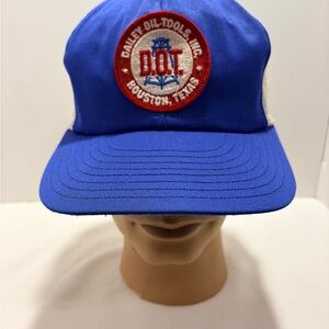 Dailey Oil Tools Houston Texas Patch Trucker Cap - Blue